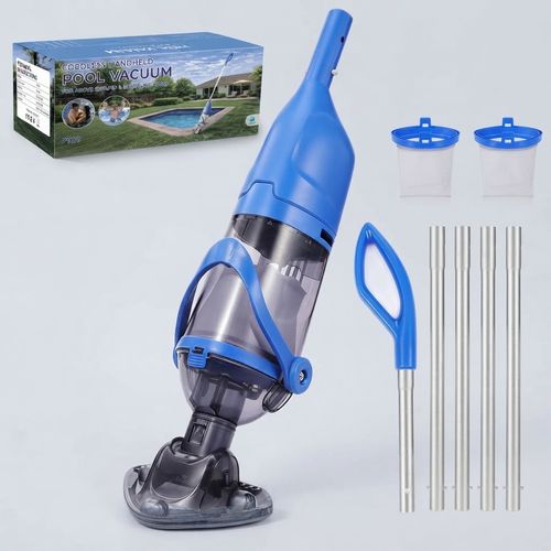 Blue Handheld Pool Vacuum